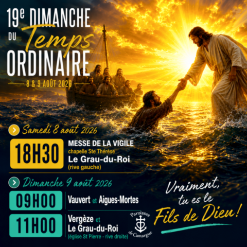 19e Dimanche du Temps Ordinaire 19e Dimanche du Temps Ordinaire